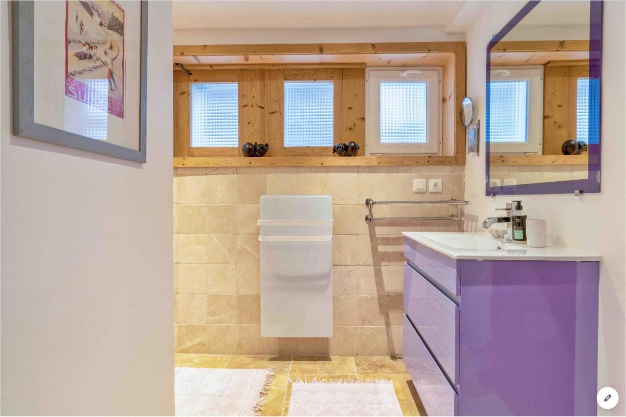 Chalet Mirador chambre avec entrée et salle de bain indépendante Saint-Gervais-les-Bains Esterno foto